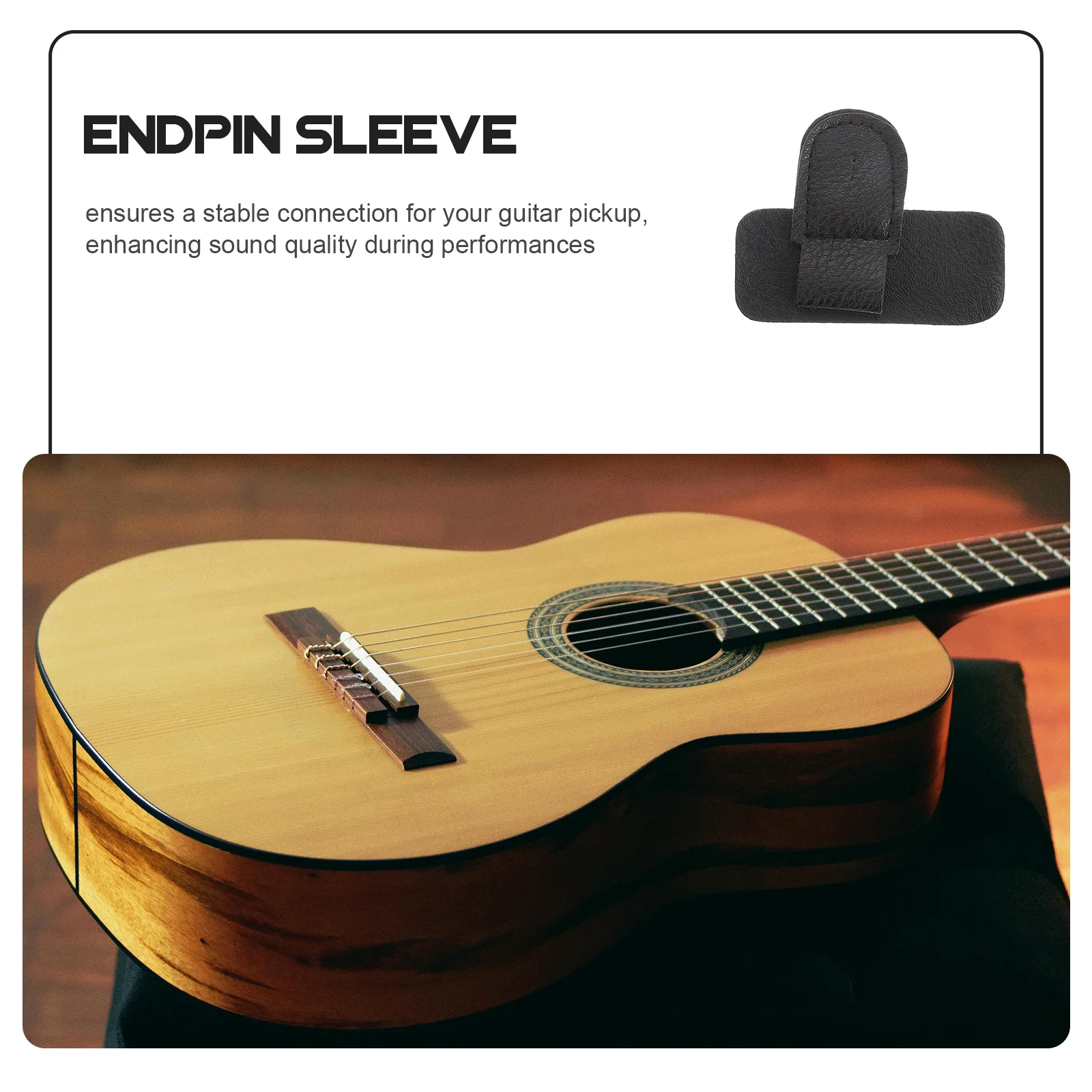 기타 액세서리 엔드핀 정밀 맞춤 마모 방지 어쿠스틱 기타용 간편 설치 엔드핀 프로텍터 기타 잭