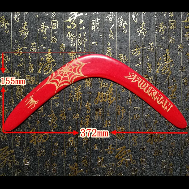 Nuovo fatto a mano in legno Boomerang divertente gioco all\'aperto sport lancio e cattura disco volante disco adatto per il gioco del prato per