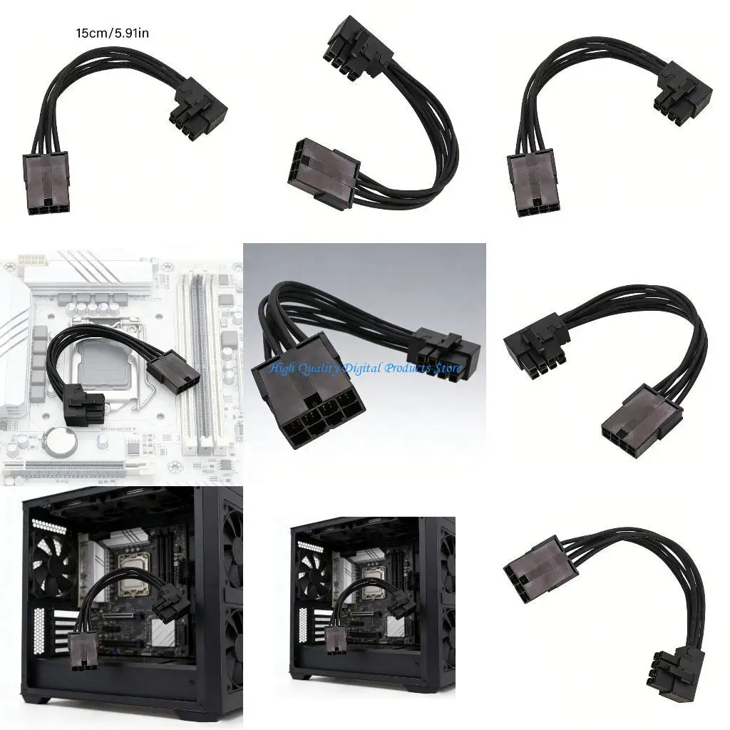 

U2JE 8pin GPU Extension Cable for Graphics Cards Bend Option Standard Interfaces