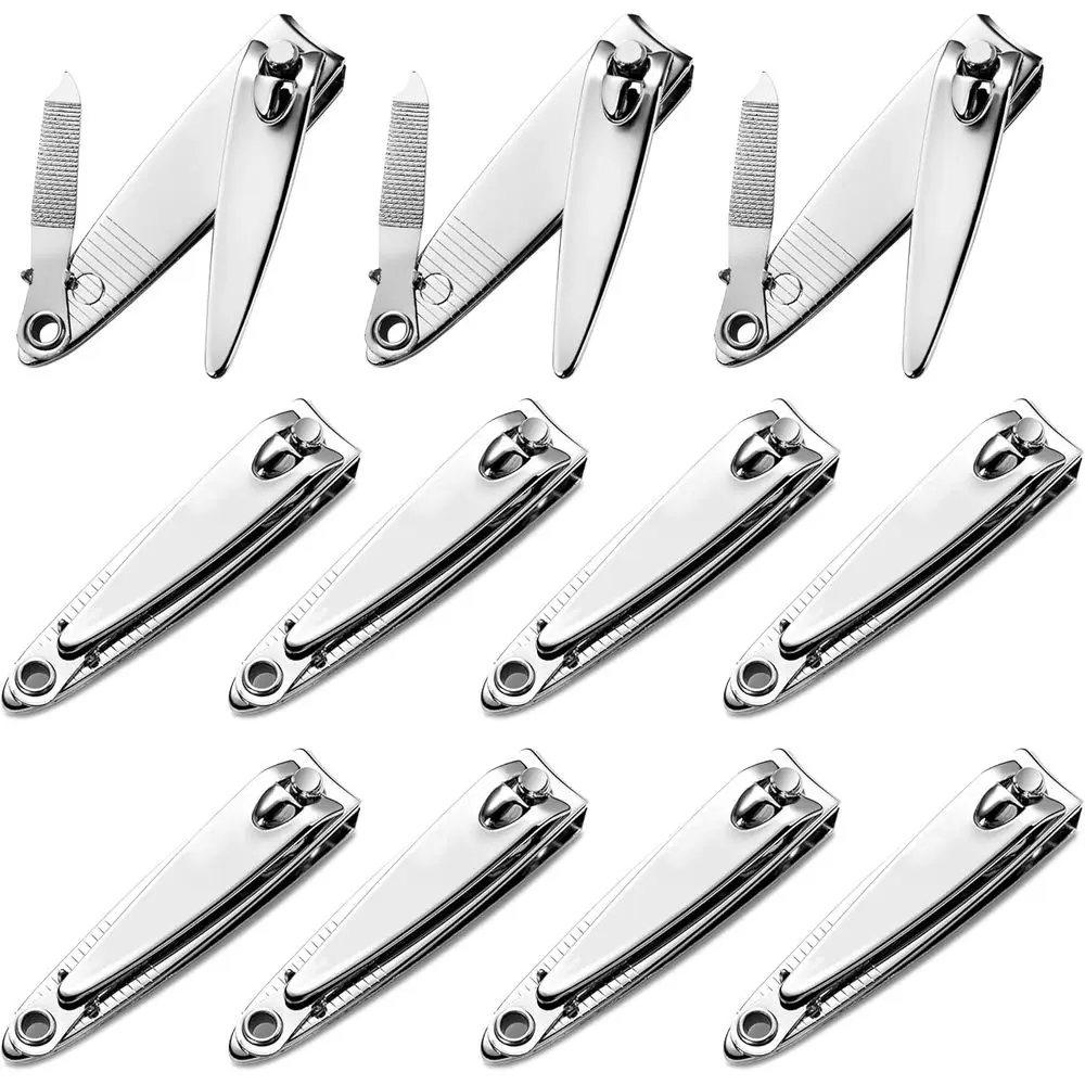 

24-Piece Nail Clipper Set: Unisex Swing-Out Cleaner, Compact Mini Clippers with Built-In File
