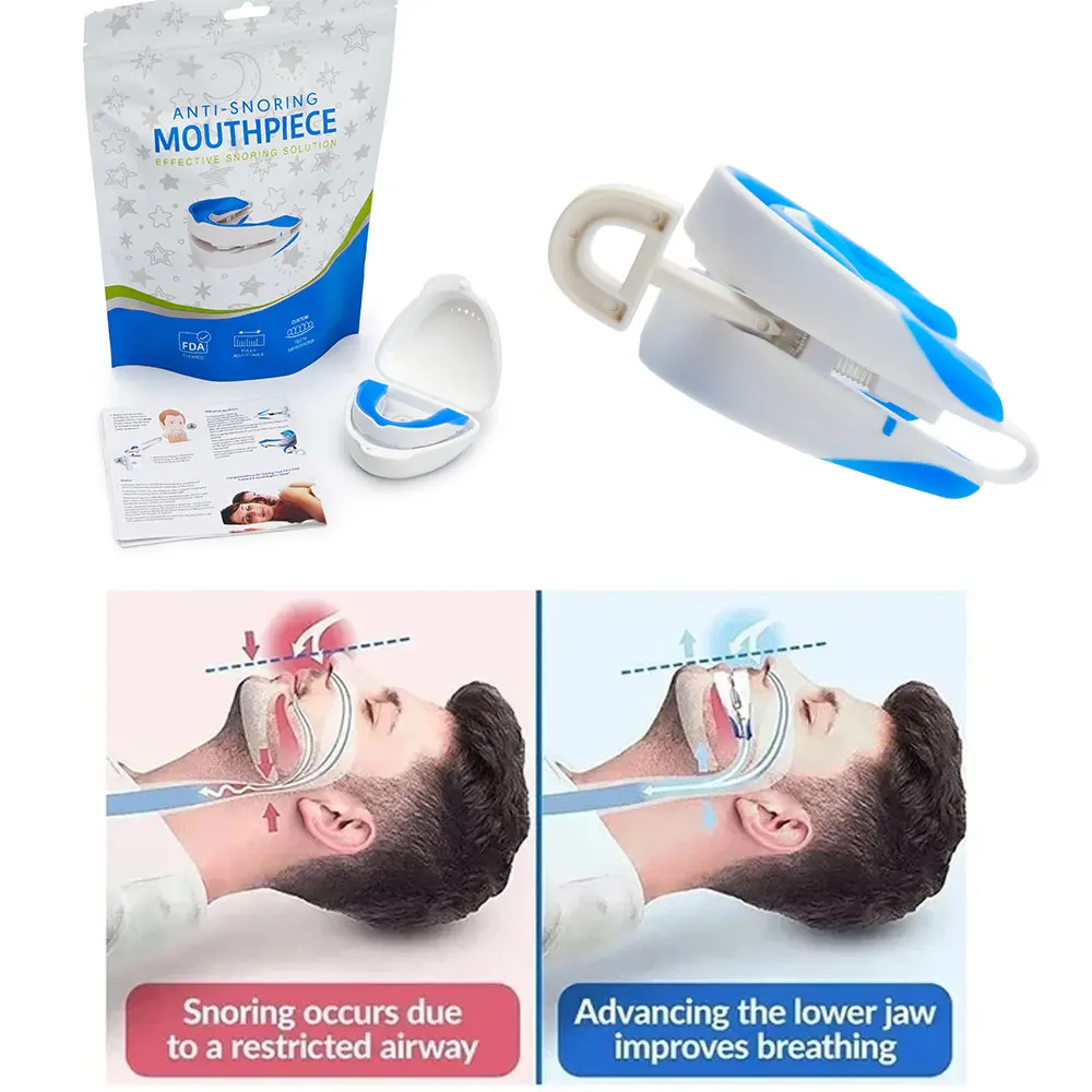 Adjustable Anti Snoring Mouth Guard Braces Sleeping Anti-Snoring Devices Bruxism Snoring Stopper Improve Sleep Snore Mouthpiece