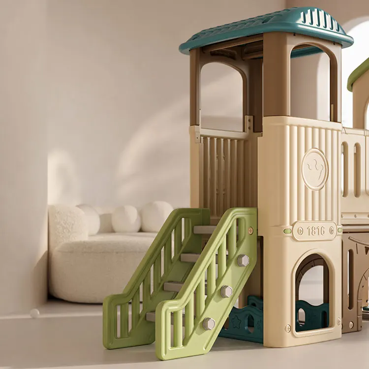 

Лидер продаж, детский игровой домик, уличная маленькая пластиковая горка, набор игровых площадок, детский игровой домик с горкой