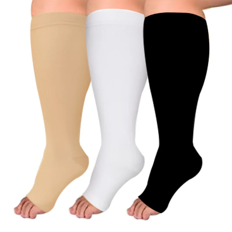 4xl Fat Toe Kompression socken laufen Männer medizinische Krampfadern Socken Rad socken Basketball Outdoor Sport Long Tube Frauen Krankens ch wester