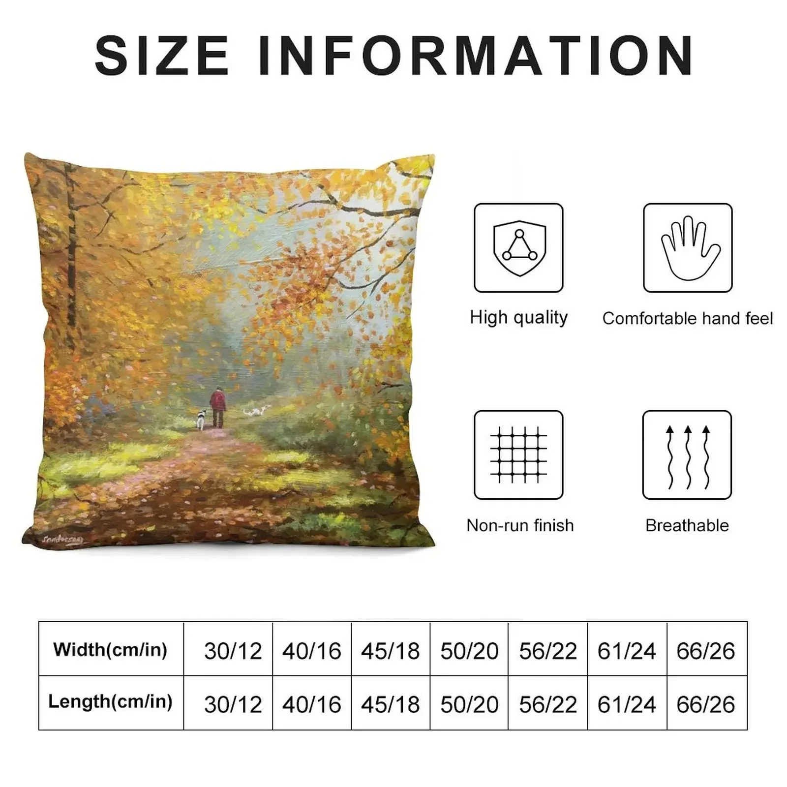 The leaves are falling golden Throw Pillow Pillowcase Cushion luxury decor Sofa Decorative Covers pillow