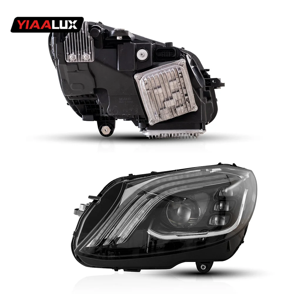 Wholesale For Mercedes-Benz C-class W205 2015-2020 C180 C200 C260 Upgraded LED Style Head Lights