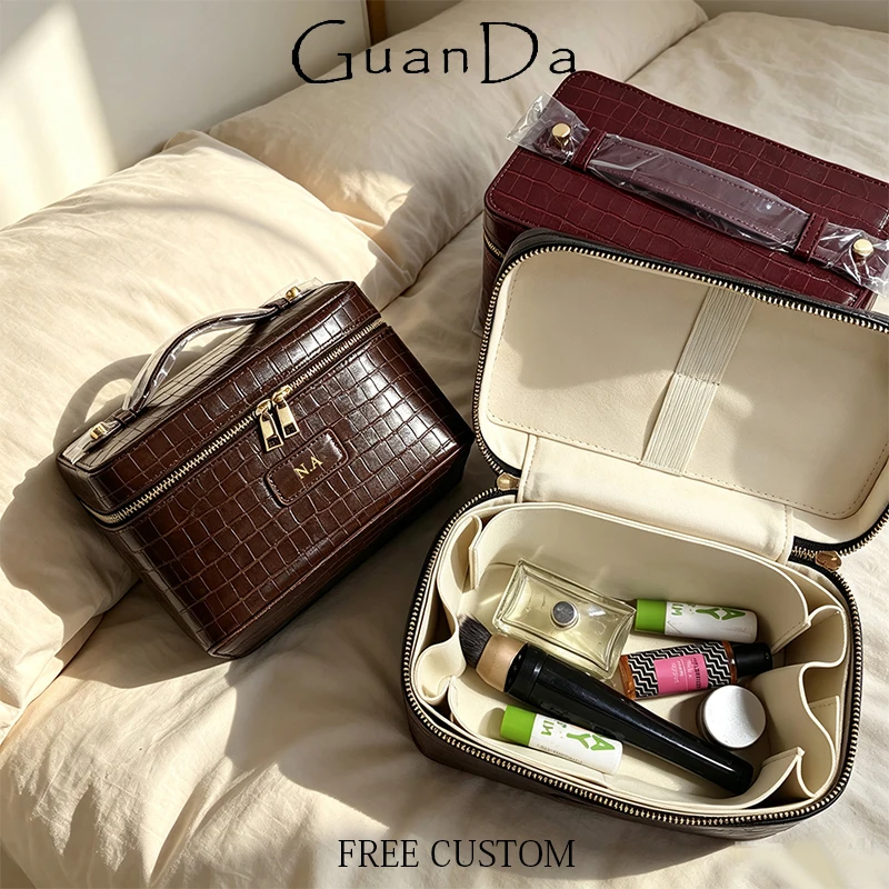 Luxury Ziploc Bags - Tas Kosmetik Portabel Custom Name Travel,
