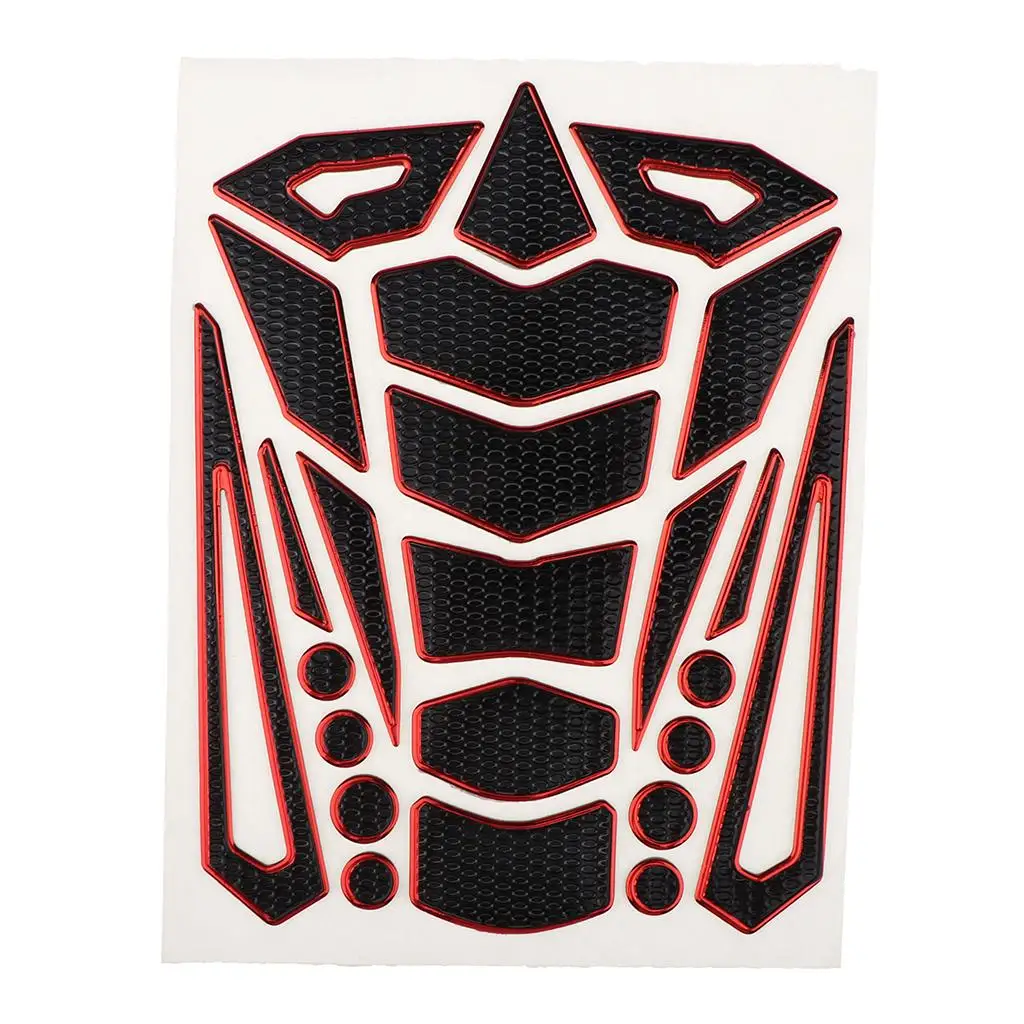 Motorcycle Tank Protector Carbon Fiber Pad Side Grips Anti Slip Sticker Knee Fuel Tank Decal for Motorbike Accessories