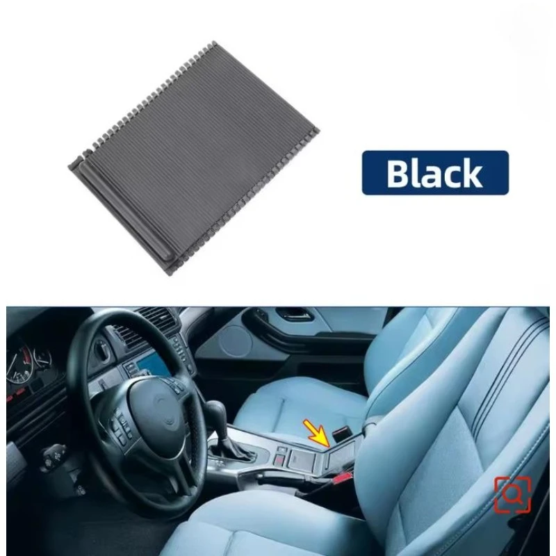 

Cup Holder Cover 51168159698 Practical Car Interior Replacement Center Console Sliding Shutter for BMW E39 5 Series 95-02