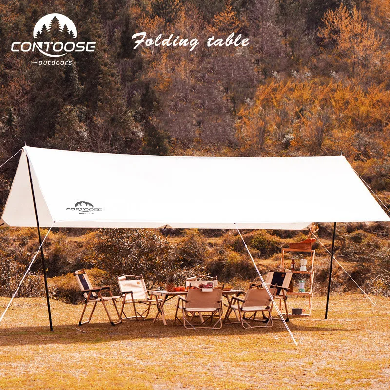 Canopy Tent Outdoor Sunshade Pergola Cloth Picnic Camping Sunscreen Rainproof Portable Camping Sunshade Canopy