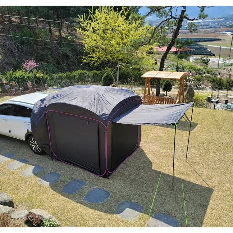 

Портативный складной тент-навес для кемпинга на заднюю дверь автомобиля, для внедорожников и фургонов