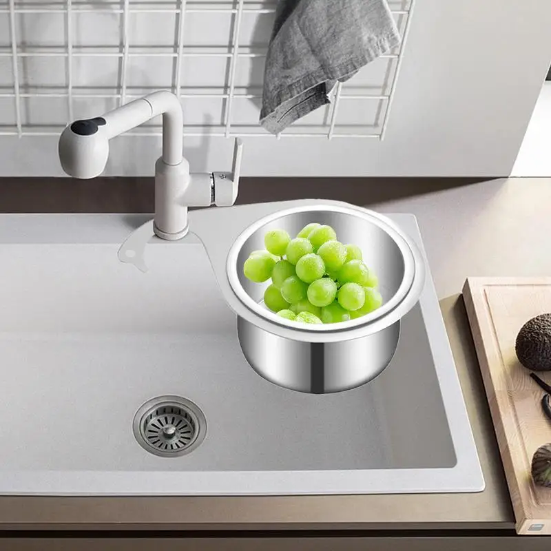 

Sink Corner Strainer Sink Food Catcher Swan Shape Stainless Steel Sink Drain Basket Corner Sink Strainer Basket Kitchen Sink