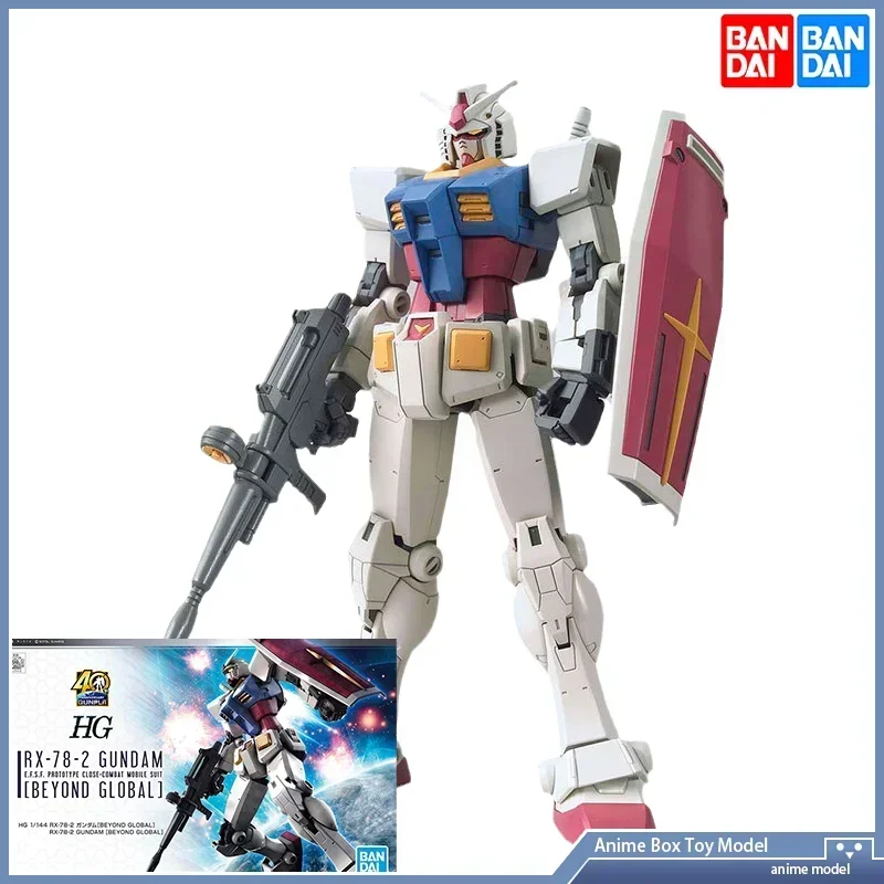 

Gundam HG 1/144 RX-78-2 BEYOND GLOBAL Toys Gifts for Action Assembly Model Mech Original Product