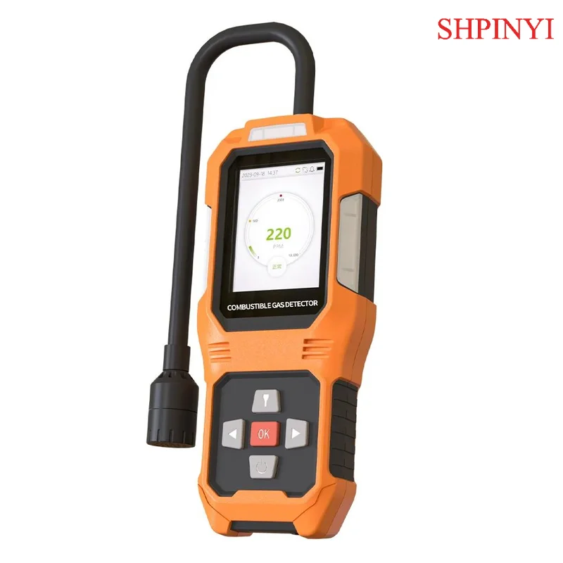 Aikesi Jly-cp100 Portable Leak Detector Natural Gas Detector Combustible Gas Sniffer With Audible & Visual Alarm