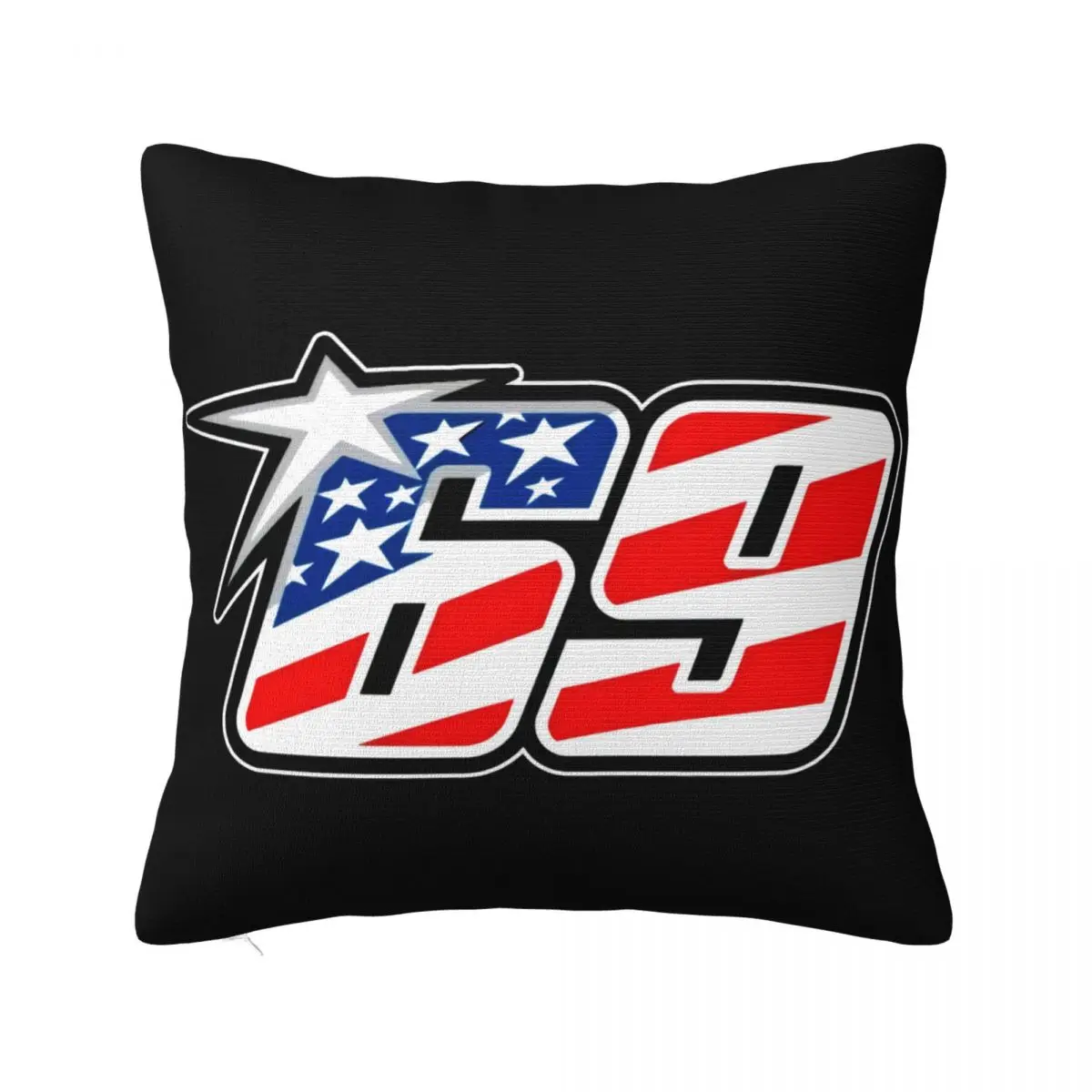 Nicky 69 Hayden Motorcycle Racing Black Swea S 3Xl Women Men Halloween Holiday Pride Pillow Case