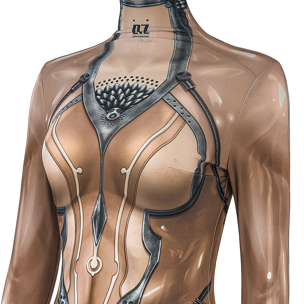 เกมStarellarคอสเพลย์Blade Eveเครื่องแต่งกายผู้หญิงผิวJumpsuitฮาโลวีนCarnival Partyบอดี้สูท