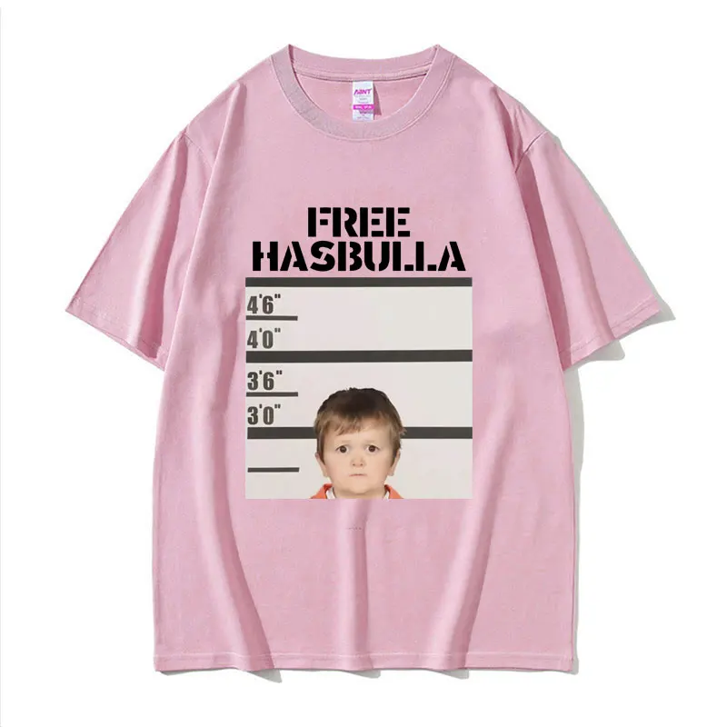 Funny Hasbulla Meme Graphic T Shirt for Men Women Fashion Casual Oversized Tee Shirt Male Cotton Short Sleeve T-shirt Streetwear