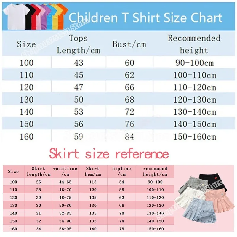 Niedliches Katseyed-Print-T-Shirt und Rock 2-teiliges Set Kawaii Weißes Kurzarm-T-Shirt Plissierter Rock Sommer Mädchenkleidung Lässiges Überraschungsgeschenk – Detail 2