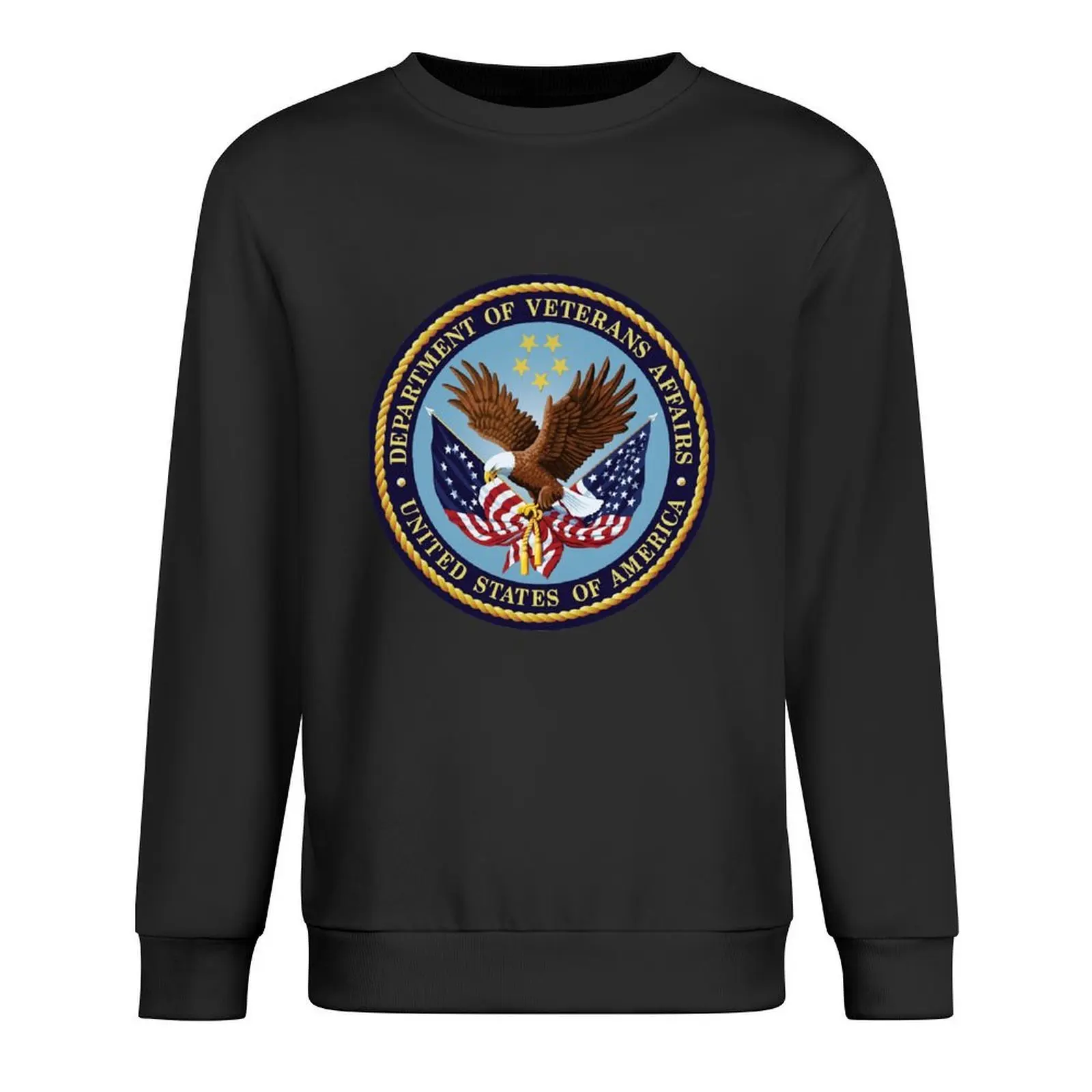 

Veterans Affairs seal. US, USA, America. Pullover blouse male clothes korean style clothes autumn new products men sweatshirt