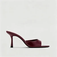 Nouvelles sandales décontractées sexy à talon haut et bout rond pour femme, confortables et tendance, idéales pour les banquets d'été 6