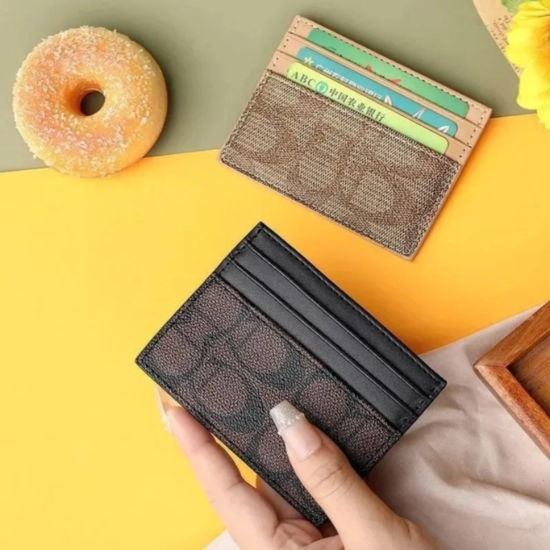 1pc RFID Blocking Card Holder, Slim & Luxury PU for Women, Multi-Slot for Cards & Cash, Compact Wallet, ID Holder, Gift Idea