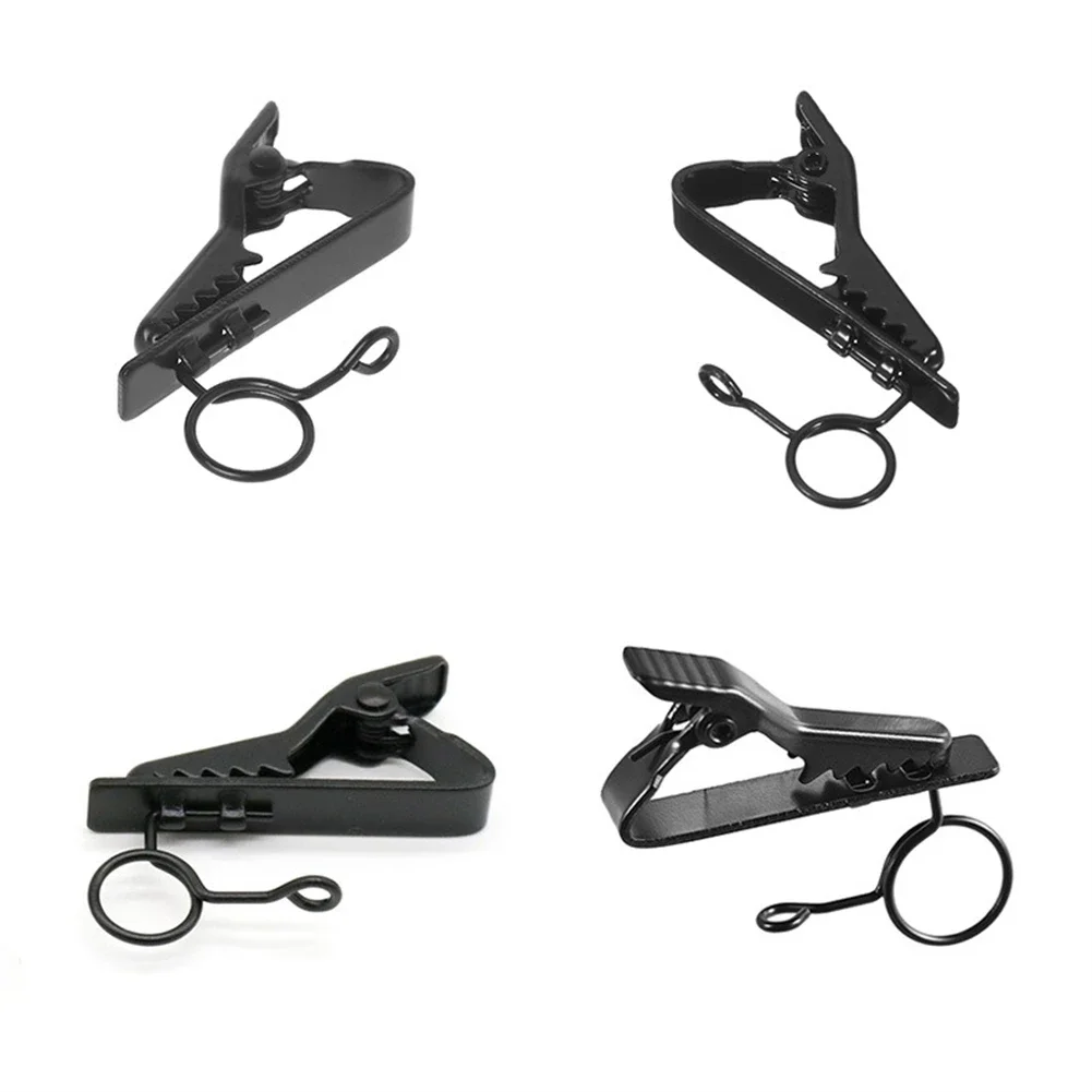 

Audio Instruments Tie Clip Microphone Mic Replacement Spare Supplies Accessories Black Collar Equipment Iron Metal