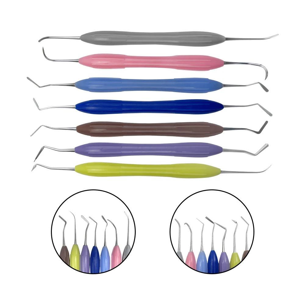 1 szt. Silikonowy uchwyt dentystyczne kompozytowe narzędzia do uzupełnień estetycznych narzędzi do wypełniania szpatułki