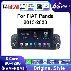 Original car style For Fiat Panda 2013 2014 - 2020 Car Radio Multimedia Stereo Player Carplay Android Auto GPS Navigation Screen