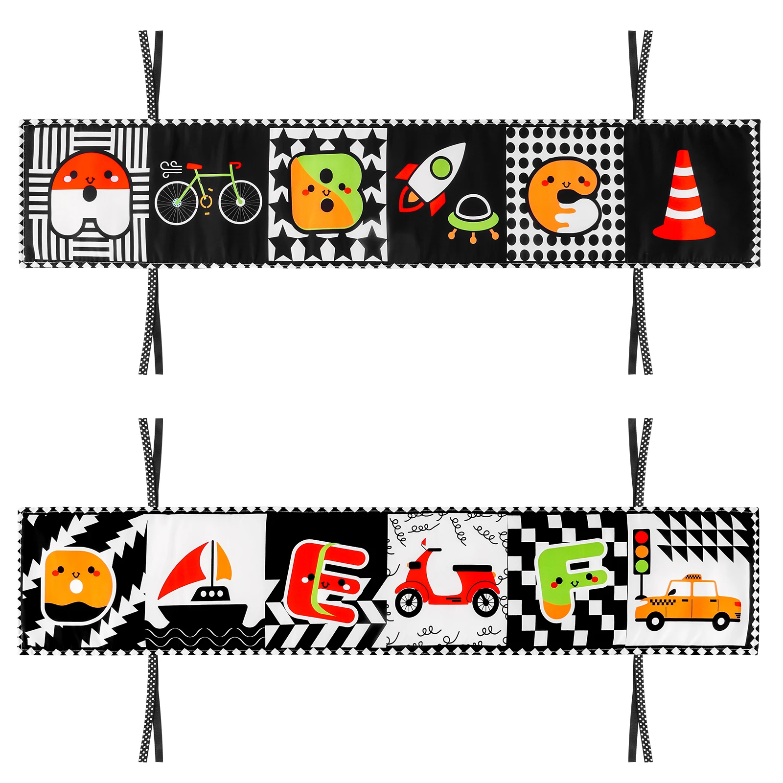 ألعاب كتب الأطفال، كتب الأطفال من عمر 0 إلى 6 أشهر، كتب ناعمة مجعدة من القماش الملمس والملمس، ألعاب للأطفال حديثي الولادة من عمر 0 إلى 6 إلى 12 شهرًا #4