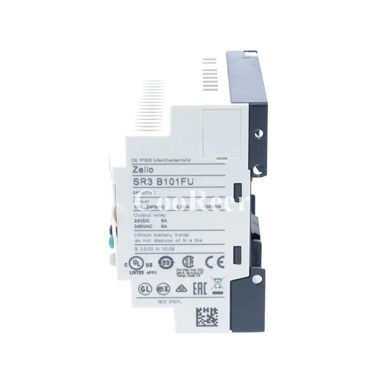 Zelio Logic SR3 Extended Logic Controller SR3B101FU with Real-time Clock and Display Panel Brand New Original