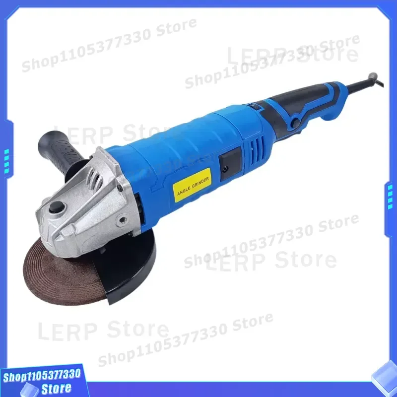 KQ 9125 Industrial Angle Grinder 5 Inch 1050W Copper Motor Variable Speed Heavy Duty Trigger Switch Long Type Wired Tool
