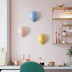 Wall-Mounted Ceramic Balloon - Hanging Sculpture for Children's Room, Simple Home Decor & Creative Gift Decoration!