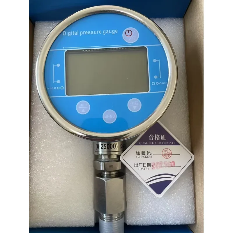100mm Digital Hydraulic Manometer Accurate Pressure Gauge with 0.02 Precision