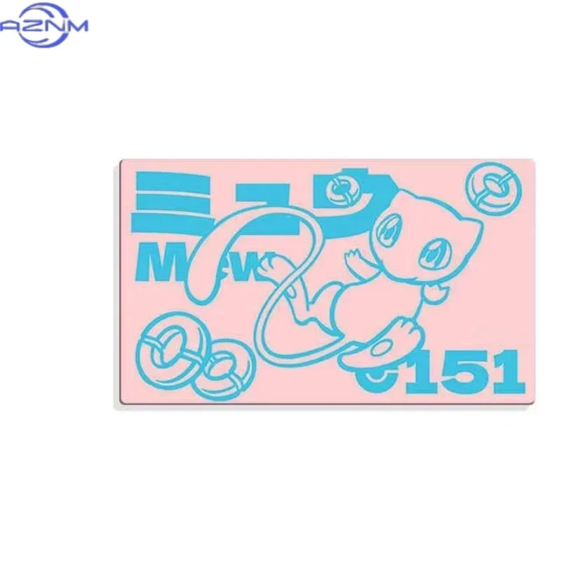 Purple Ghost Gengar Pokemon Playmat Mouse Pad, TCG Card Game Mat Waterproof Anti-slip Rubber Battle Mat