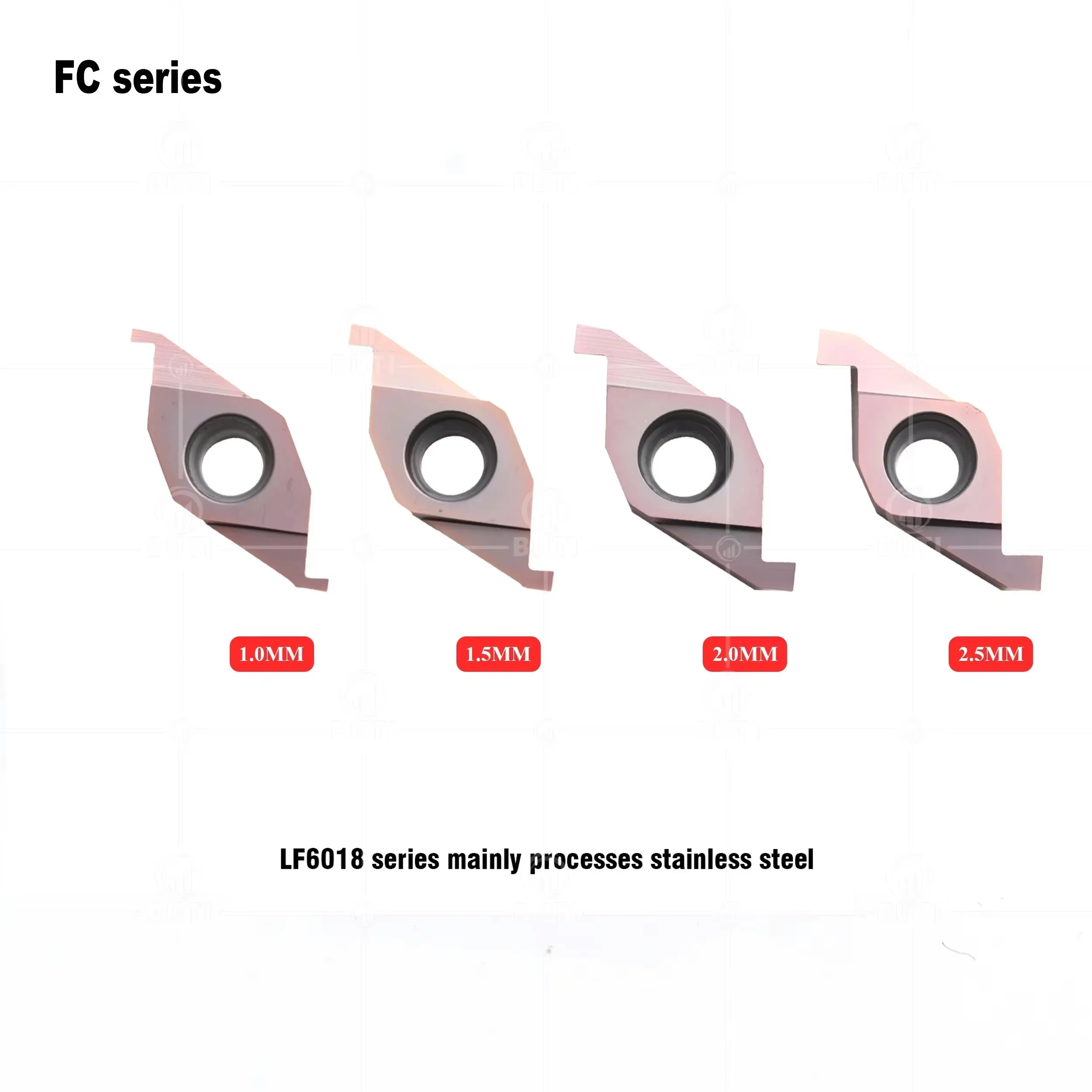 

DESKAR 100% Original CNC Lathe Grooving Blade FC1604R100-1.0/150-1.5/200-2.0/250-2.5 LF6018 Blade Stainless Steel End Face Blade