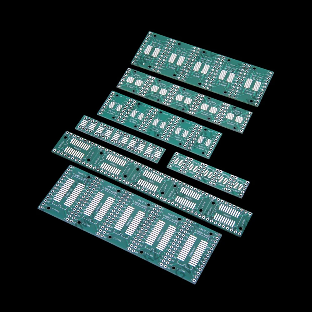 35PCS SOP14 SOP16 SOP20 Double-Sided PCB Kit SMD Turn To DIP Adapter Converter Board SOP8 MSOP10 SOP24 Electronic Components