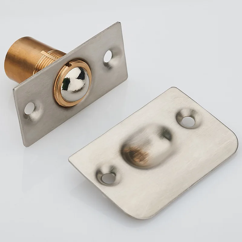 Door Stop Magnetic Door Stopper for bathroom KTV Stainless Steel Closet Door spring Ball Catch