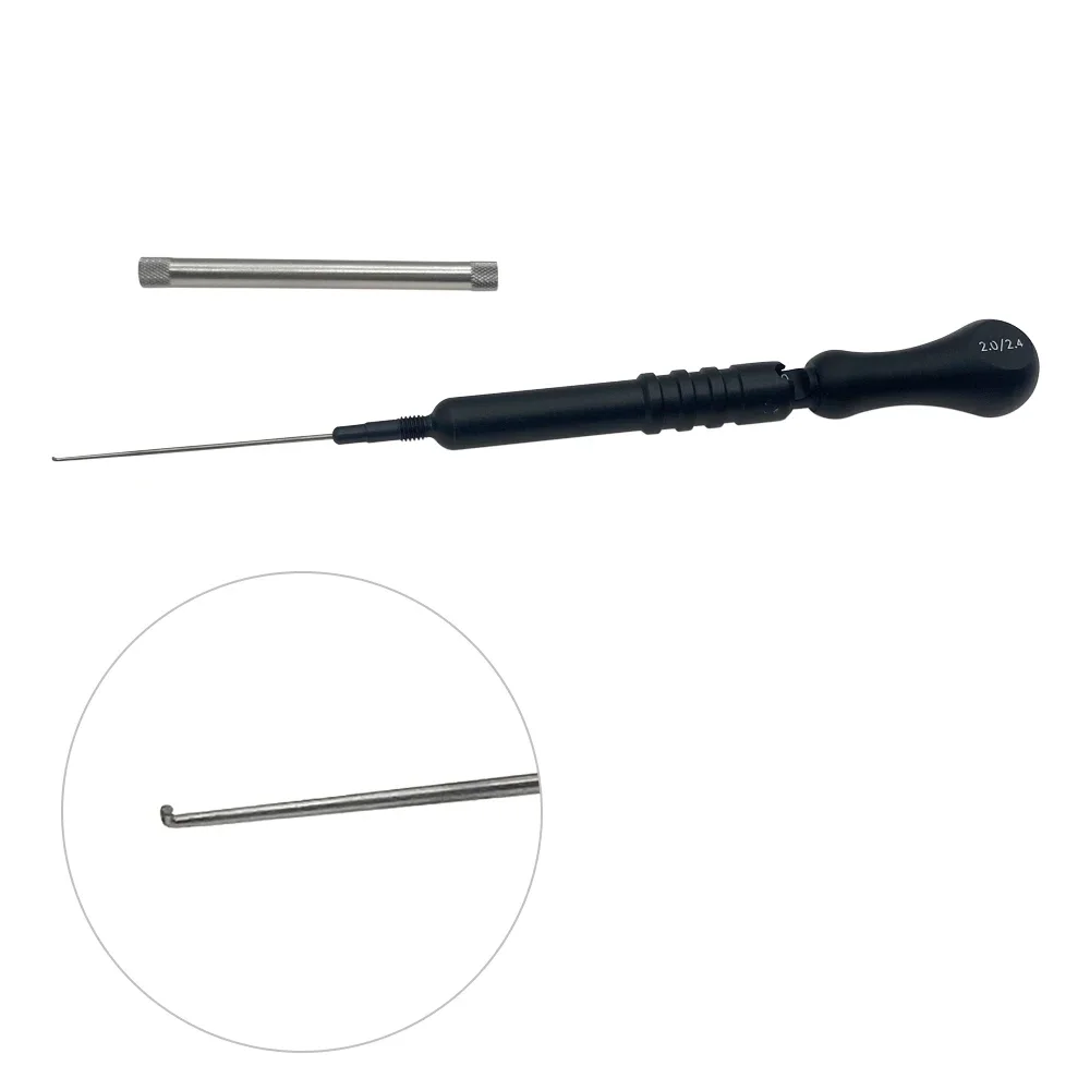 

Depth Gauge Aluminum handle for screws 2.0-2.4mm orthopedics Veterinary surgical Instruments