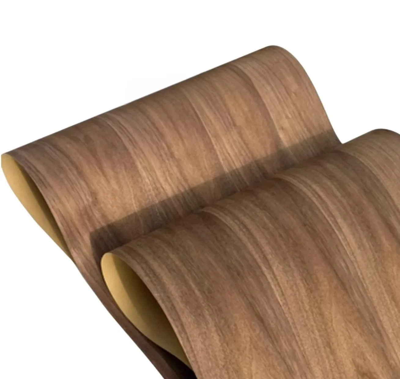 Size:2.5x0.58meter Thick:0.25mm Wide Natural Black Walnut Veneer Solid wood veneer woodworking furniture decoration for speakers