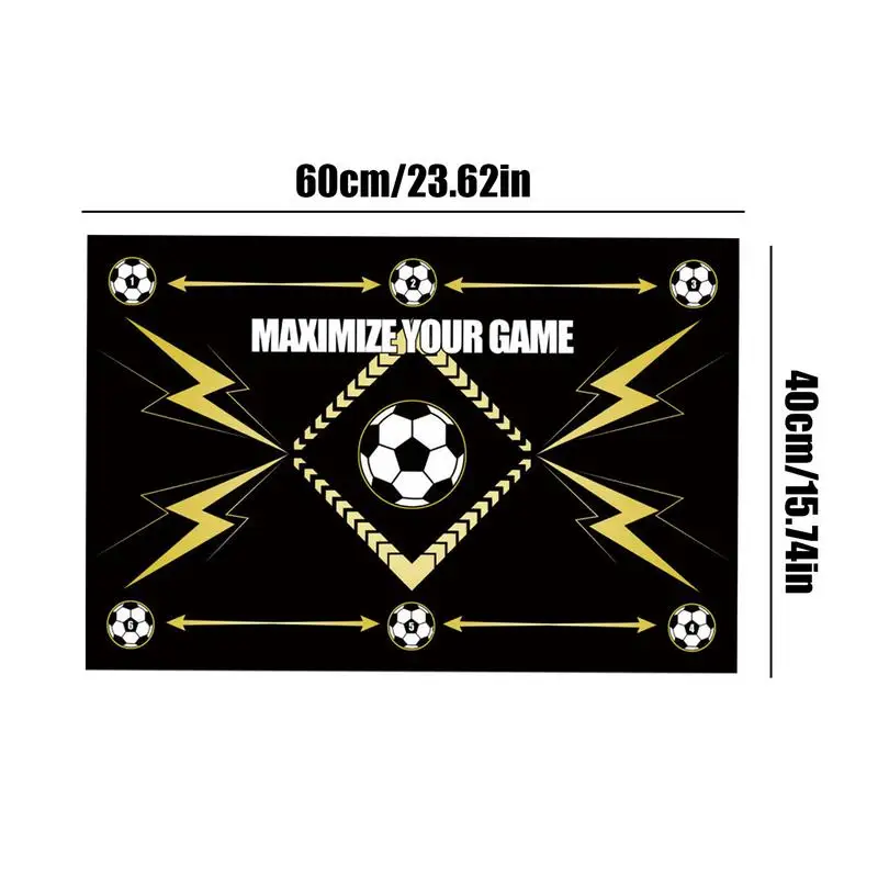 Football Training Mat Soccer Carpet Child Training Pack Indoor Foldable Kids Adults Dribble Non Slip Kids Adults Rug Soccer