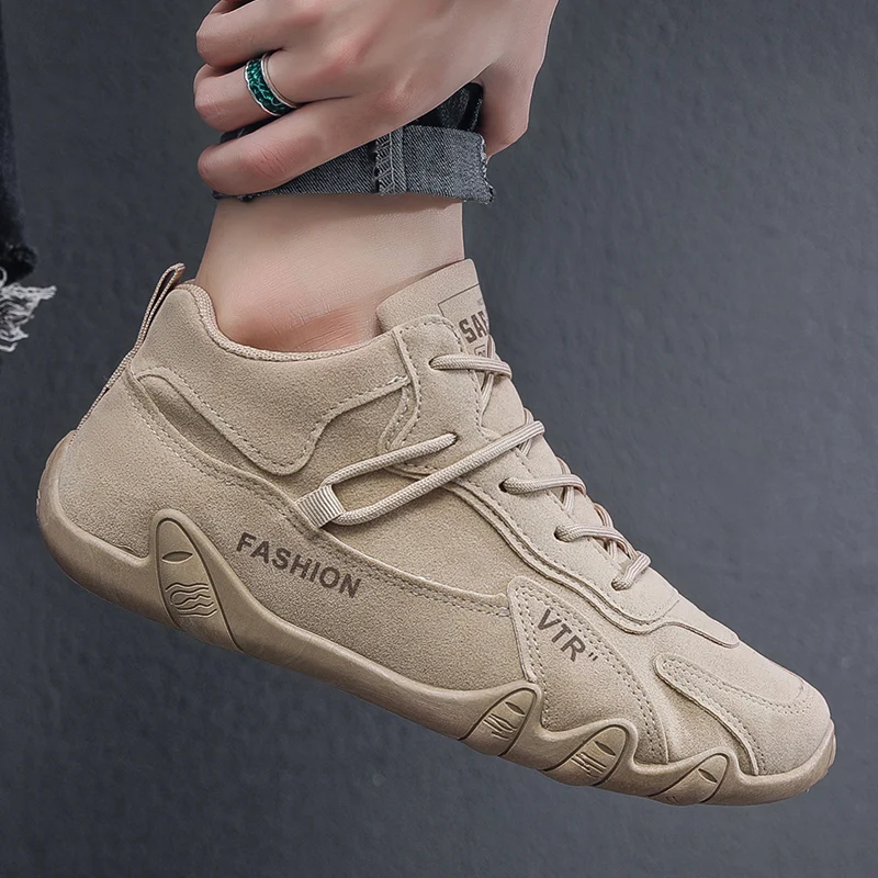 

2025 Men's Sneakers Outdoor Comfortable Hiking Shoes Flat Bottom Tooling Shoes Fashion Casual Men's Shoes Zapatos Para Hombres