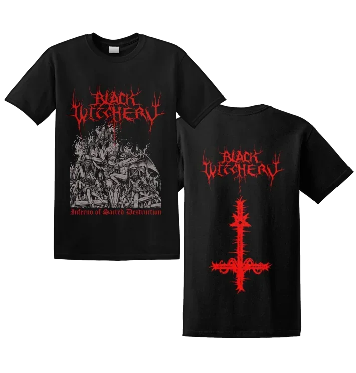 BLACK WITCHERY - 'Inferno of Sacred Destruction' T-Shirt