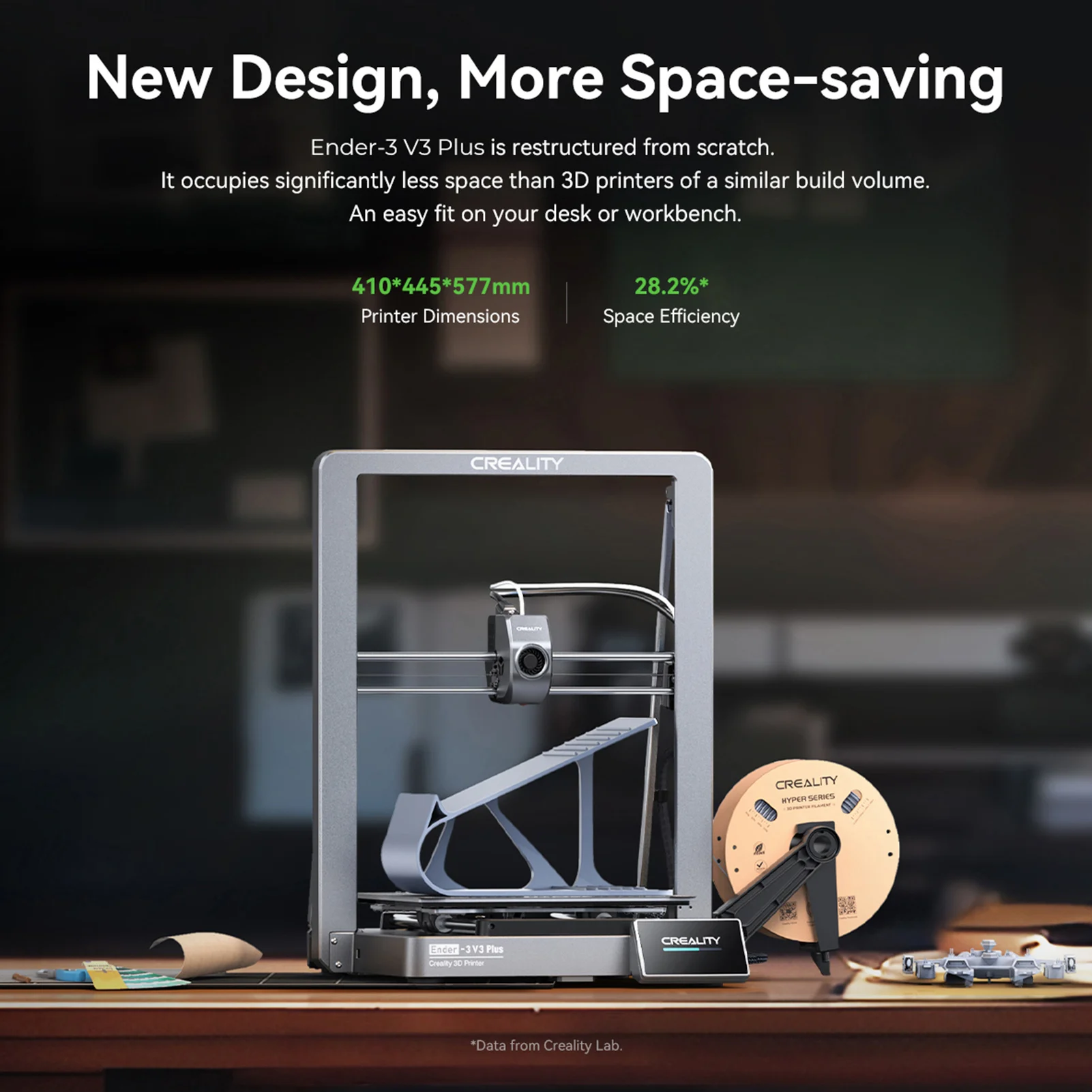 هيكل طابعة Creality Ender-3 V3 Plus ثلاثية الأبعاد Core-XZ مع دوران تلقائي عالي السرعة 600 مم/ثانية 4.3