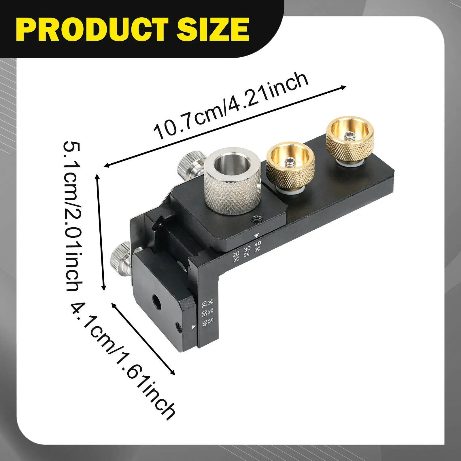 Precision Drill Guides Jig Aluminum Alloy Tap Guide Auxiliary Tool for European Standard Profile