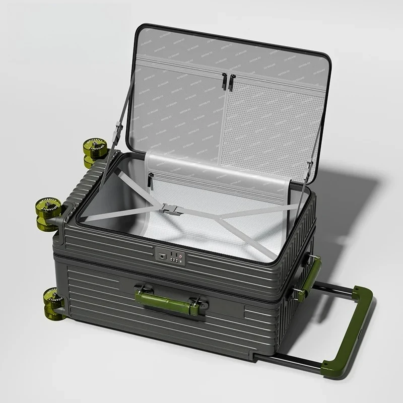 Luggage Set Suitcase Carry on Luggage with Wheels Trolley Bag Carry on Luggage Business Trunk Draw-bar Box Boarding Case