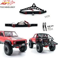 1 Set TRX4 Metal Front/ Rear Bumper with Light for 1/10 RC Crawler Car Traxxas TRX-4 Trx4 Axial SCX10 90046 90047 Upgrade Kit