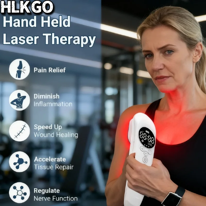 Portable Cold Laser Therapy 780mW, LLLT Device for Back Neck Shoulder Leg Ankle Waist Pain Relief Treatment