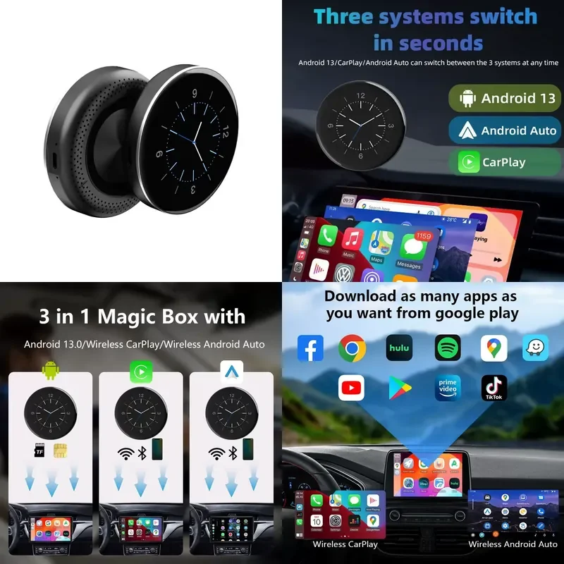 for Wired CarPlay to Android Interconnect Box Car Smart Box Qualcomm Octa Core Support HDMI
