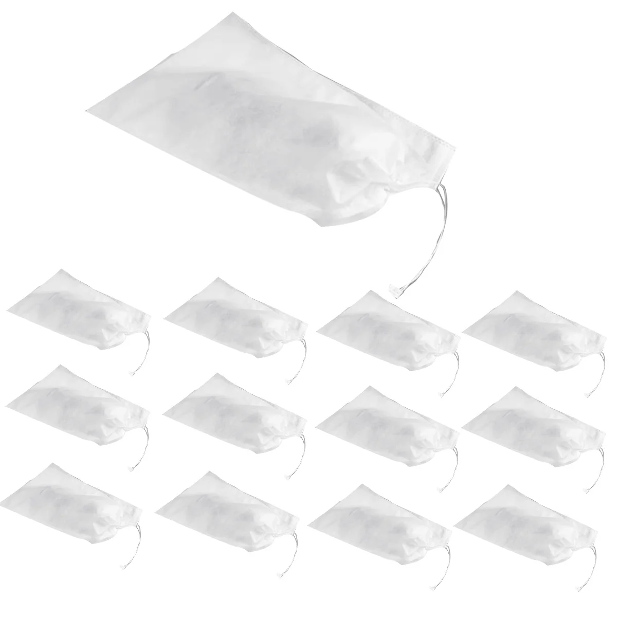 Сумки для хранения обуви, 100 шт., нетканые пылезащитные чехлы для обуви, пылезащитный шнурок, прозрачная сумка для хранения, дорожная обувь