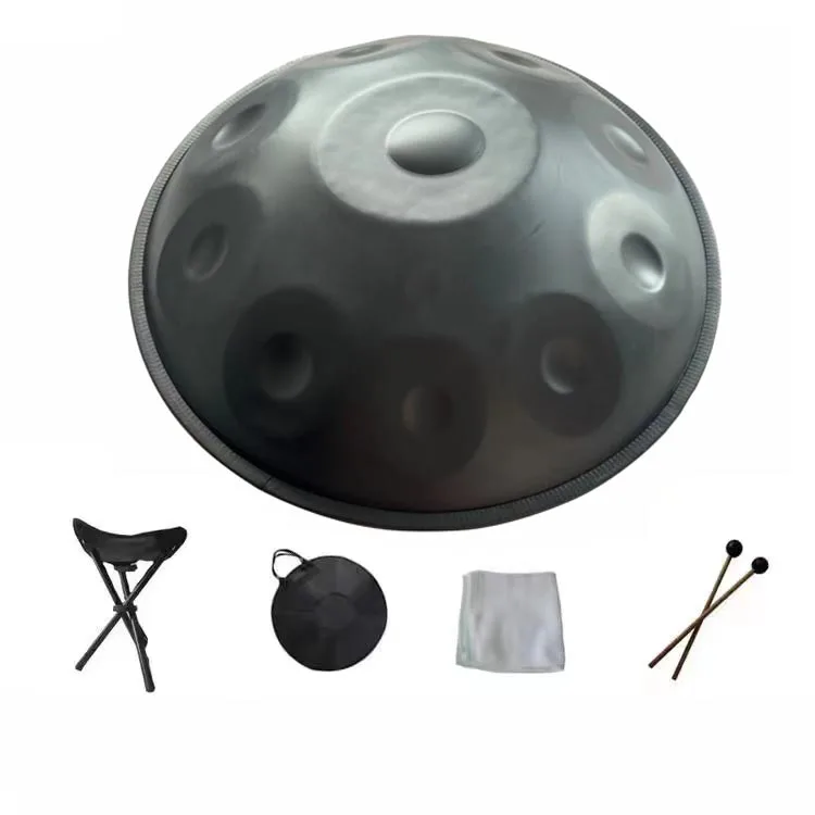 Factory Professional D Minor Krud 432/440 Hz Nitride Steel 9 10 12 Note Handpan Pan Drum Music Instrument With Bag And Stand