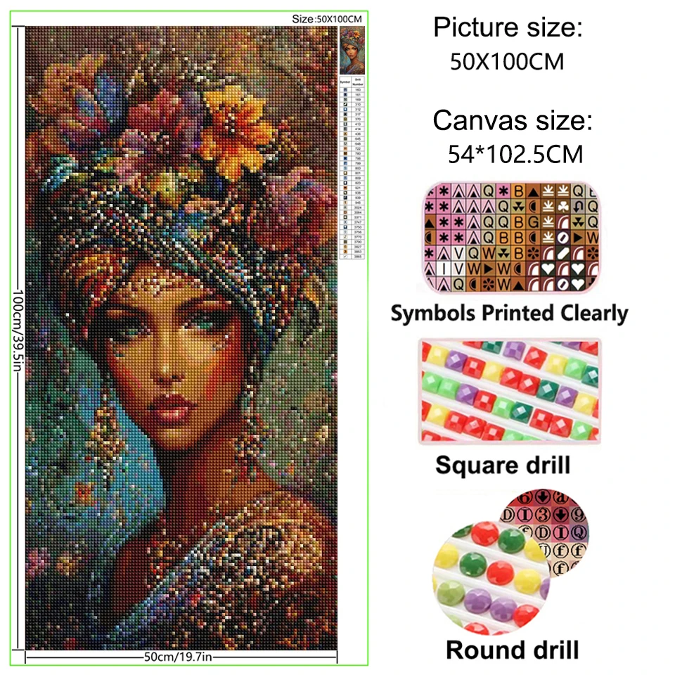 Abstract Futurism Love themed Diamond paintings New 2025 5D Diy Diamond Mosaic Embroidery Large size Plant Art Unique Room Decor